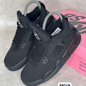 Air Jordan Retro 4 Negro Hombre
