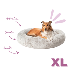 Camas para perro y gato Anti-estres | XL | 100 * 100 cm + Marcación de Nombre