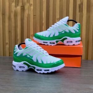 Promo Tenis Nike Tn Blanco Verde Unisex