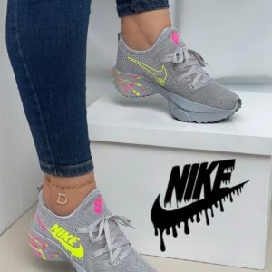 Tenis Nike Estilo Media Gris Dama