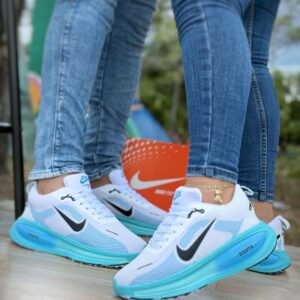 Nike Vomero Plus 18 Blanco Azul Unisex