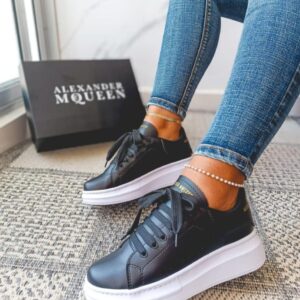 Alexander Mcqueen😎 Negro Blanco Mt
