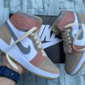 Bellas Botas Nike Blanco Taco Marron Mt