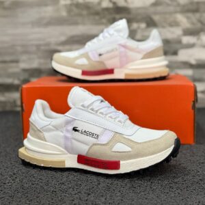 Tenis Lacoste Blanco Rojo Clbr