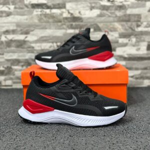 Promo Tenis Zoom x Negro Rojo Caballero