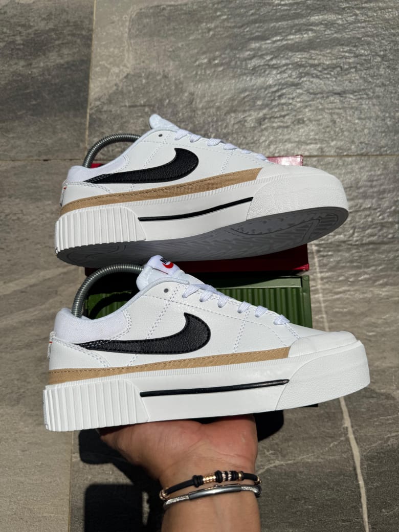 Nike Court Legacy Blanco Negro Unisex